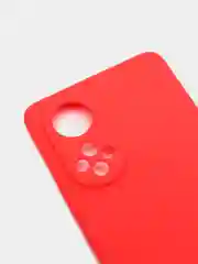 Красный чехол Honor 50 и Huawei Nova 9 силиконовый матовый цветной, прозрачный