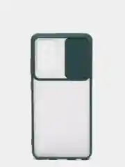 Зеленый чехол с защитой камеры для Samsung A72