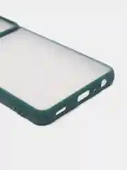 Зеленый чехол с защитой камеры для Samsung A72