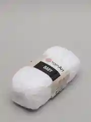 Белый пряжа YarnArt "Baby", 50г, 150м, 100% акрил