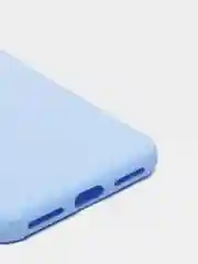 Голубой чехол iPhone X / Xs силиконовый противоударный цветной матовый