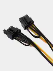 Разветвитель для блоков питания PCI-E 6 pin 6pin к Dual 2x6 + 2 pin (6pin/8pin)