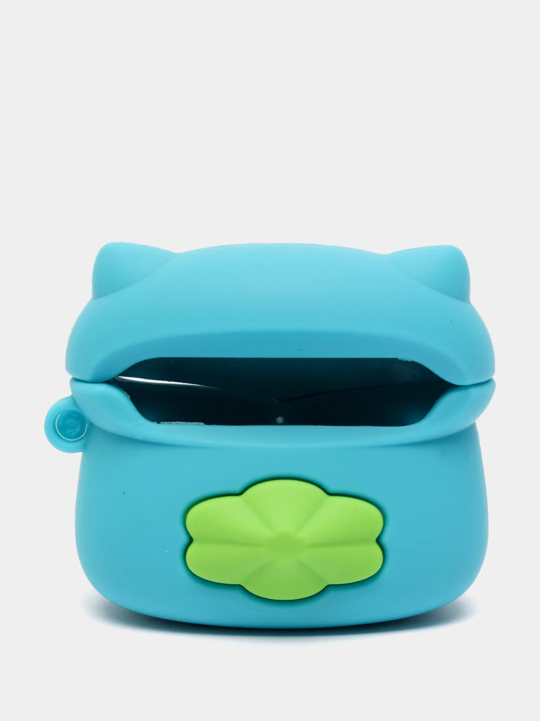 Синий чехол для наушников Airpods 3 с карабином