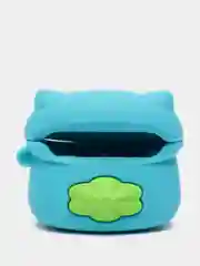 Синий чехол для наушников Airpods 3 с карабином