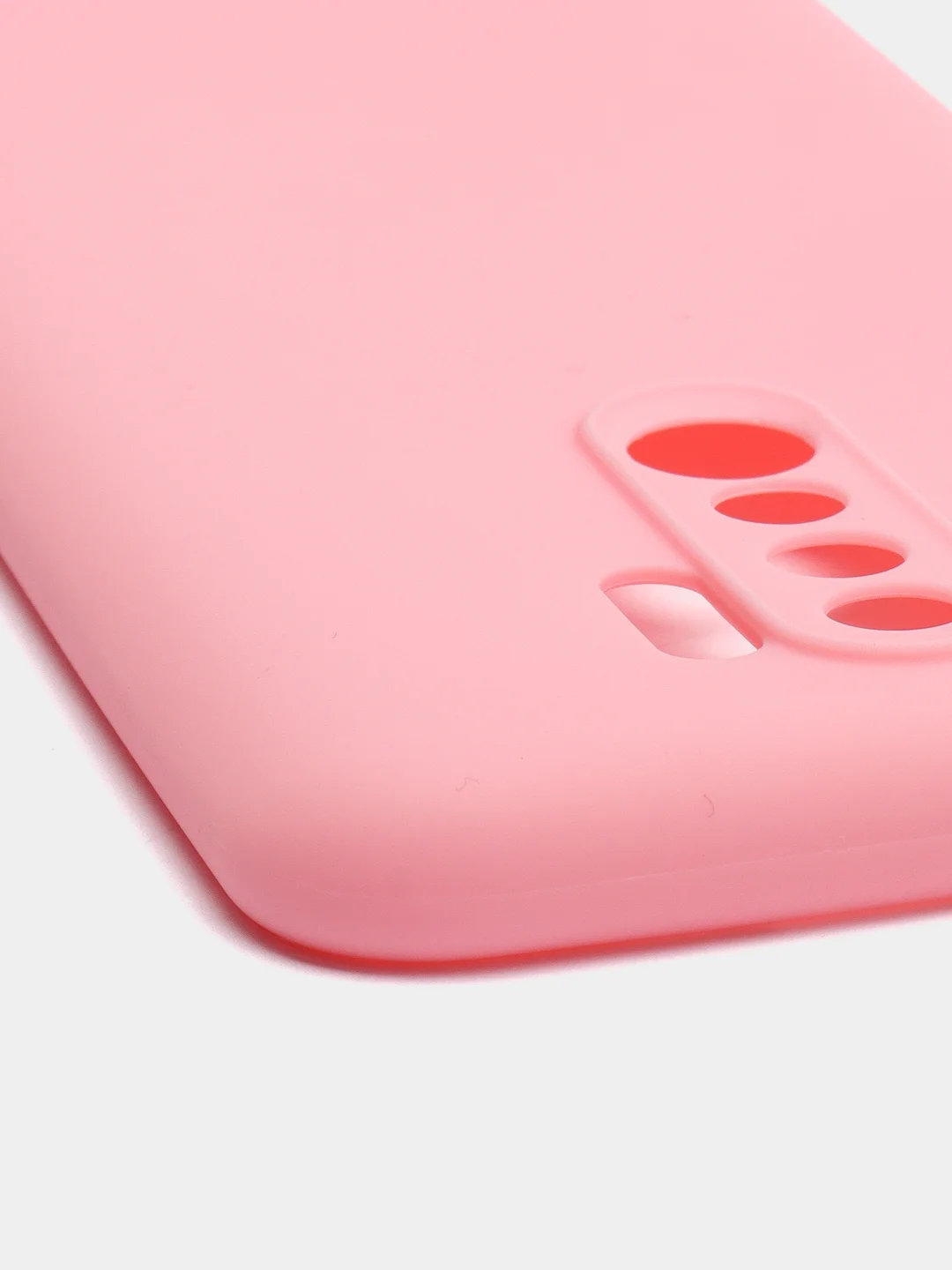 Розовый чехол для Xiaomi Redmi 9 силиконовый