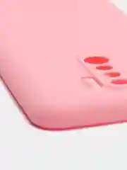 Розовый чехол для Xiaomi Redmi 9 силиконовый