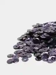 Индиго пайетки круглые, 6 мм