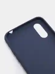 Темно-синий чехол Samsung Galaxy A01 / M01 / Самсунг Галакси А01 / М01 силиконовый цветной матовый