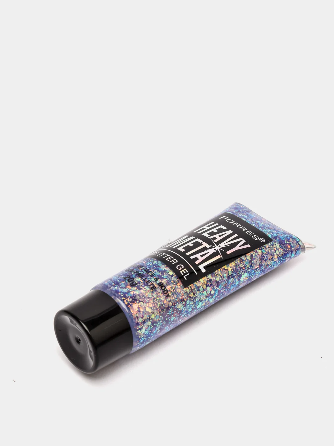 Фиолетовый глиттер - гель для лица и тела Farres Heavy Metal Glitter Gel