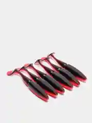 Красный приманка мягкая Sawamura OneUp Shad 4 дюйма