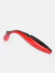 Красный приманка мягкая Sawamura OneUp Shad 4 дюйма