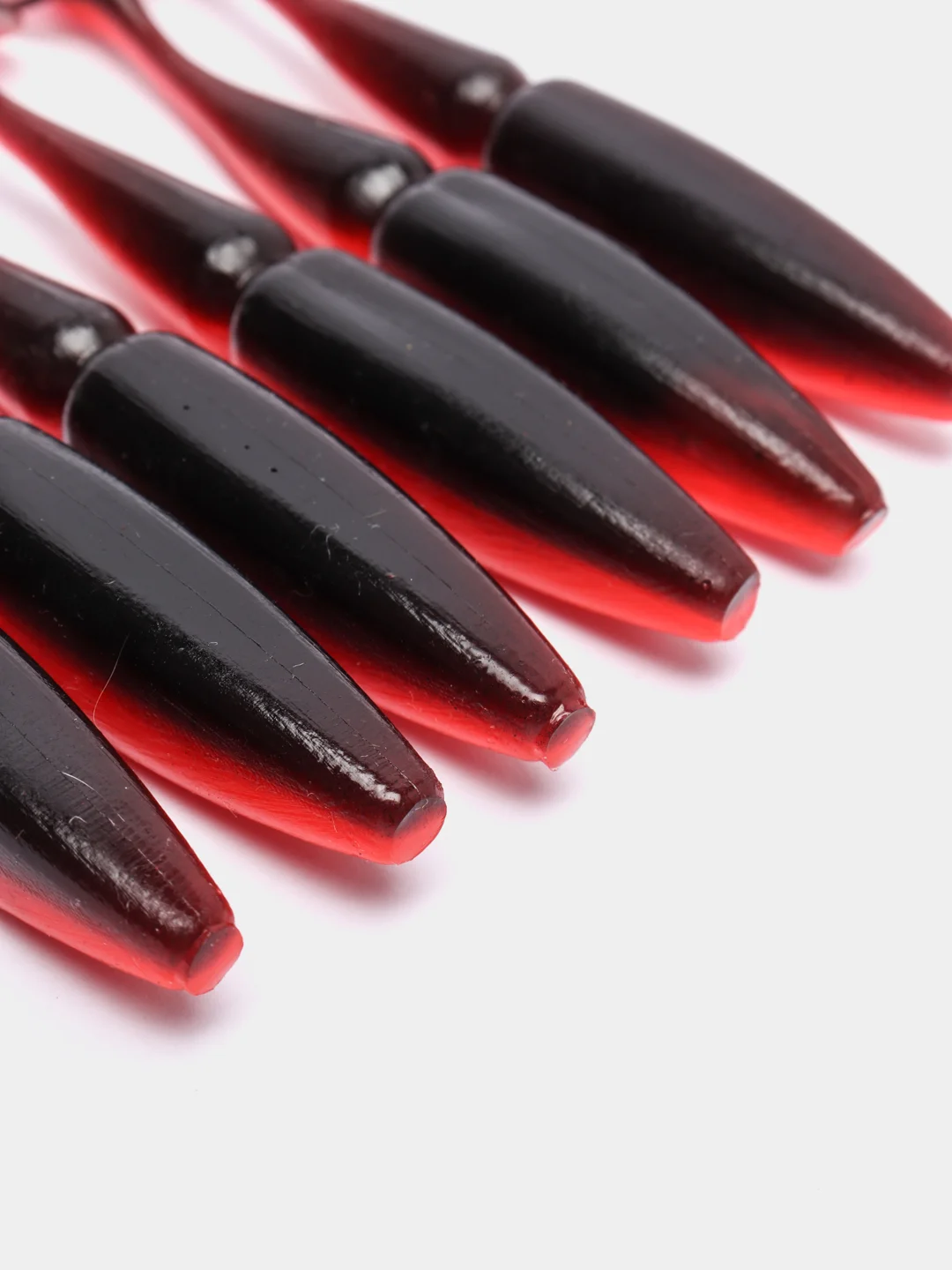 Красный приманка мягкая Sawamura OneUp Shad 4 дюйма
