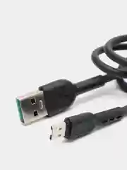 Черный кабель зарядный Hoco X33, быстрая зарядка 3.0, до 4A, Micro-USB, для android