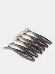 Черный приманка мягкая Sawamura OneUp Shad 4 дюйма