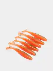 Оранжевый приманка мягкая Sawamura OneUp Shad 4 дюйма