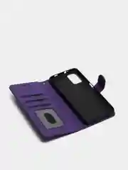 Пурпурный кожаный PU чехол-книжка для Xiaomi Poco M3