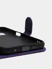 Пурпурный кожаный PU чехол-книжка для Xiaomi Poco M3