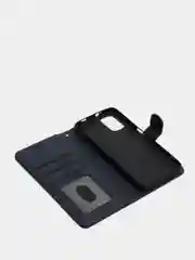 Темно-синий кожаный PU чехол-книжка для Xiaomi Poco M3