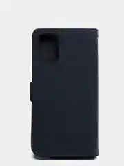 Темно-синий кожаный PU чехол-книжка для Xiaomi Poco M3