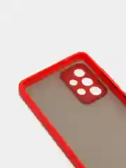 Красный чехол для Samsung A03S, A52, A51, A50, A71, A72, A02S, A22 4G рамка