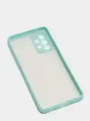 Бирюзовый чехол для Samsung A03S, A52, A51, A50, A71, A72, A02S, A22 4G рамка