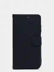 Темно-синий кожаный PU чехол книжка для Xiaomi Redmi Note 9T