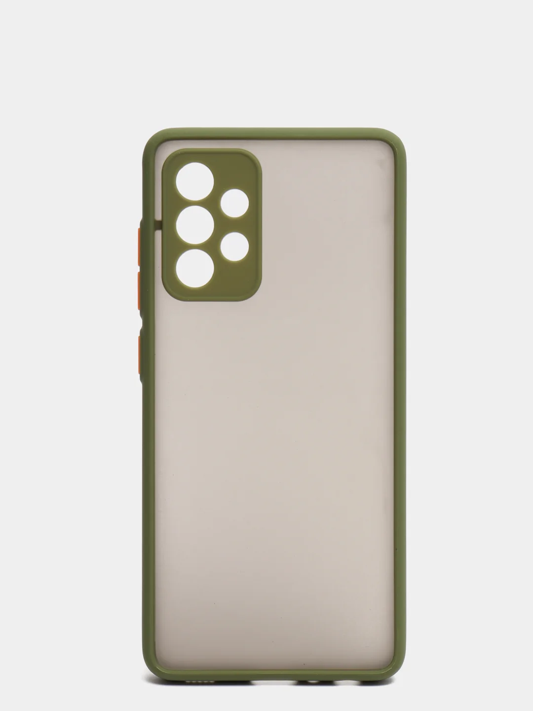 Зелёный хаки чехол для Samsung A03S, A52, A51, A50, A71, A72, A02S, A22 4G рамка