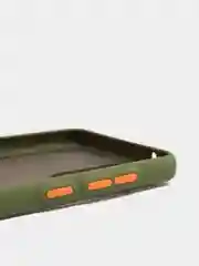 Зелёный хаки чехол для Samsung A03S, A52, A51, A50, A71, A72, A02S, A22 4G рамка