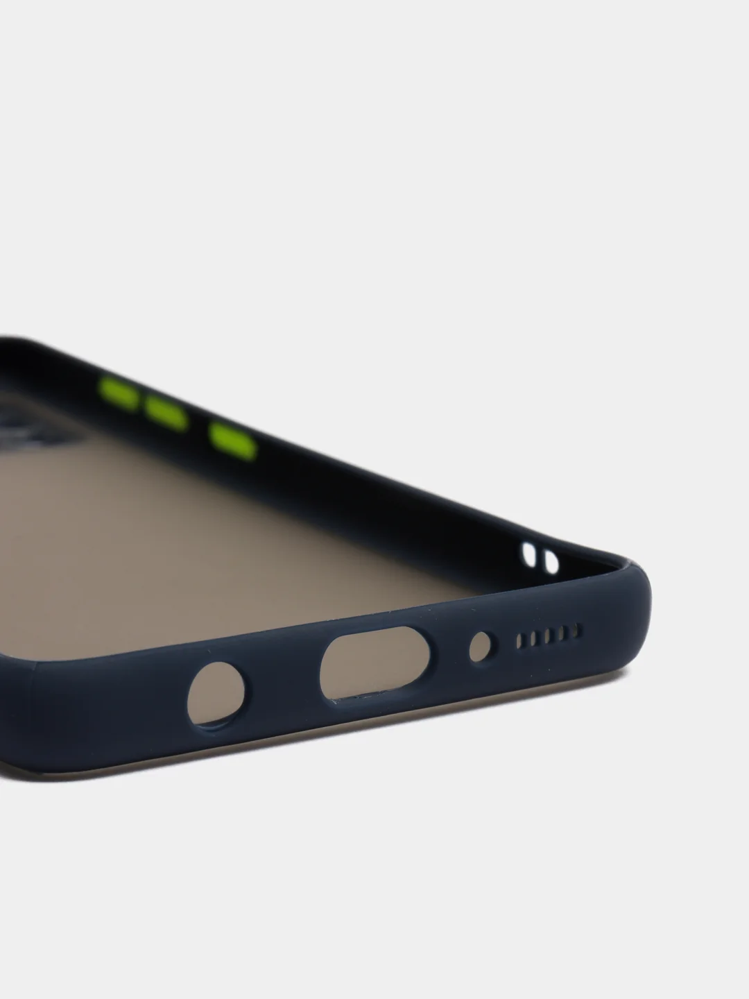 Синий чехол для Samsung A03S, A52, A51, A50, A71, A72, A02S, A22 4G рамка