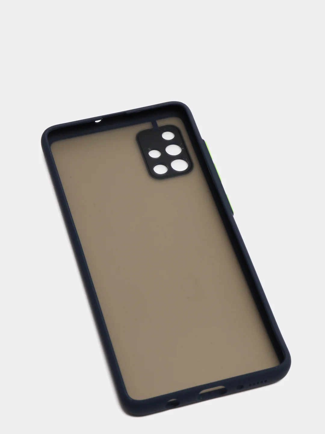 Синий чехол для Samsung A03S, A52, A51, A50, A71, A72, A02S, A22 4G рамка