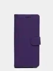 Пурпурный чехол-книжка для Xiaomi Redmi 9C (Редми 9С), кожаный PU