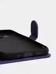 Пурпурный чехол-книжка для Xiaomi Redmi 9C (Редми 9С), кожаный PU