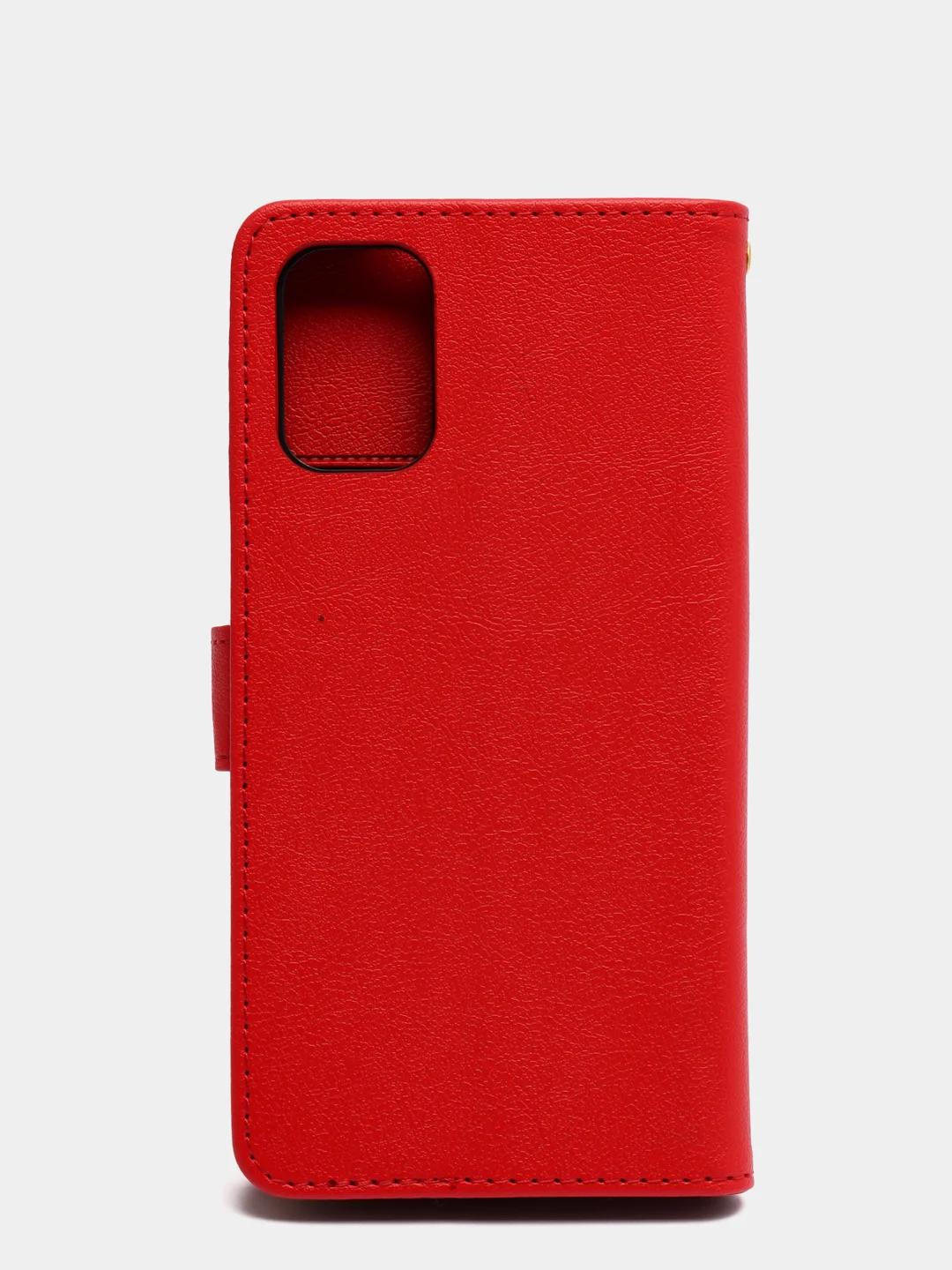 Алый кожаный PU чехол-книжка для Xiaomi Poco M3