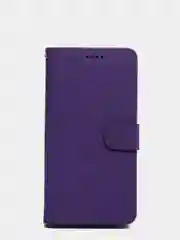 Пурпурный кожаный PU чехол книжка для Xiaomi Redmi Note 9T