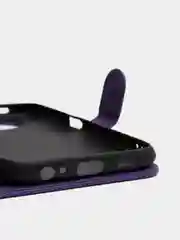 Пурпурный кожаный PU чехол книжка для Xiaomi Redmi Note 9T