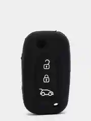 Черный чехол для ключей LADA Vesta, Xray, Granta Cross, силиконовый
