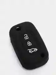 Черный чехол для ключей LADA Vesta, Xray, Granta Cross, силиконовый