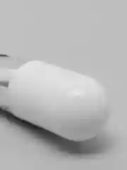 Белый кисть для макияжа, пудры, основы и румян