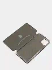 Черный чехол-книжка Samsung Galaxy A22 / Galaxy M32 / Galaxy M22, Самсунг Галакси А22 / М32 / М22