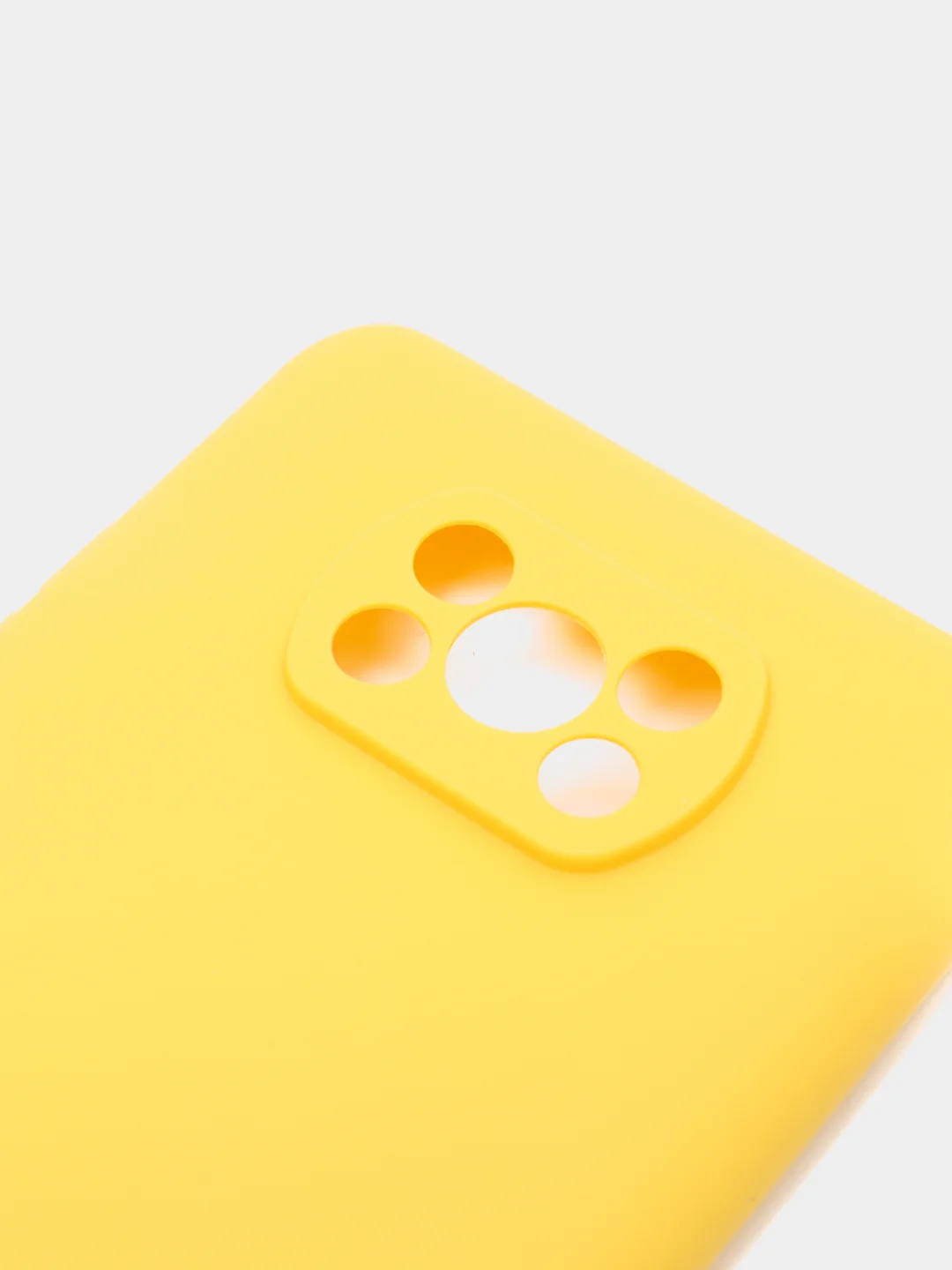 Желтый чехол Xiaomi Poco X3 NFC / Poco X3 Pro, силиконовый