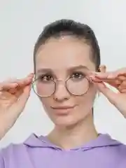 Серебряный очки для зрения, с диоптриями, -0,5 до -4, 8 видов