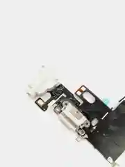 Шлейф iPhone 6, разъем зарядки, разъем гарнитуры, микрофон, белый, XT J