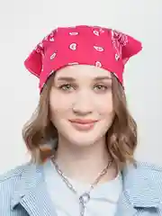 Фуксия бандана на голову