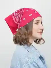 Фуксия бандана на голову