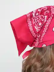 Фуксия бандана на голову