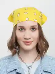 Желтый бандана на голову