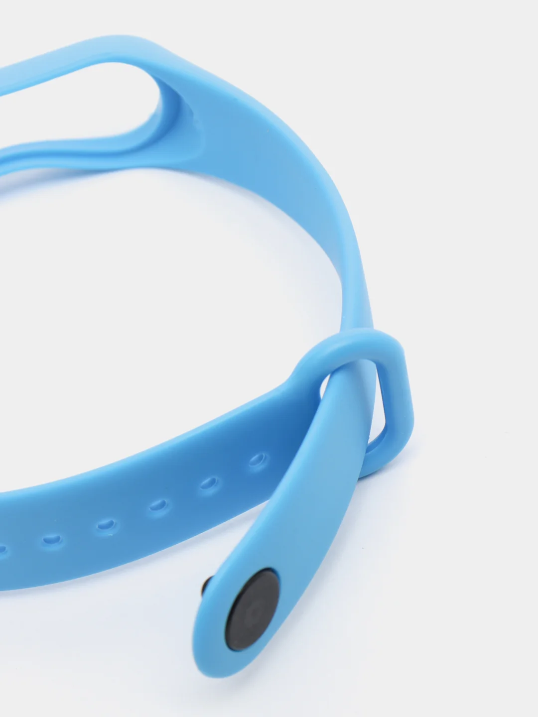 Голубой силиконовый ремешок для фитнес-браслетов Xiaomi Mi Band 3/4