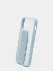 Чехол LuazON для iPhone 12 mini, с ремешком-подставкой, пластиковый, голубой