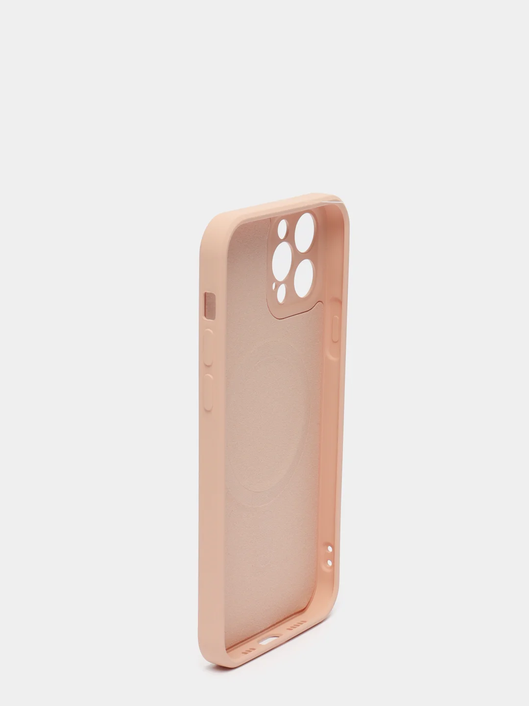 Чехол LuazON для iPhone 12 Pro, поддержка MagSafe, силиконовый, розовый