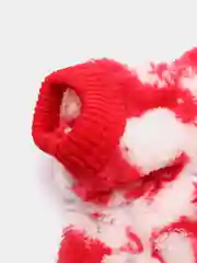 Теплый флисовый комбинезон для собак, с капюшоном